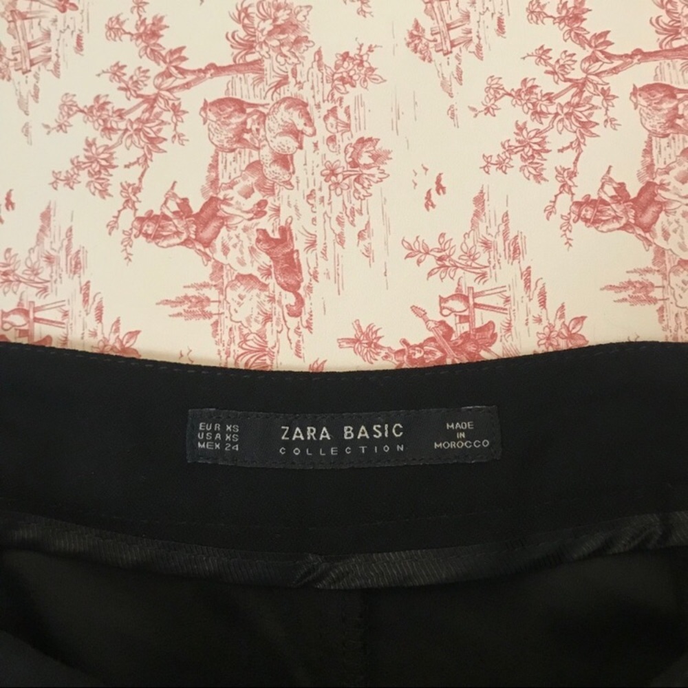 Ruffle hem Zara basic shorts Skort XS flounce hem - Picture 6 of 6